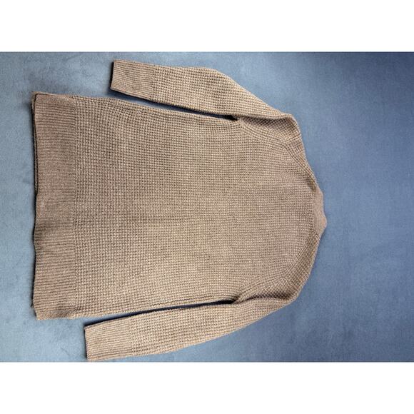 Caslon Cardigan Sweater w/ front pockets, Brown, Women's Med. Thigh Length - Picture 6 of 7